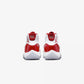 Jordan | AIR JORDAN 11 RETRO  { WHITE/VARSITY RED-BLACK