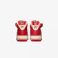Nike | AIR FORCE 1 MID '07 LX { PALE IVORY/UNIVERSITY RED-BLACK
