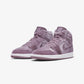 Jordan | AIR JORDAN 1 MID SE  { WHITE/PURPLE SMOKE