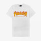 Thrasher | FLAME LOGO T-SHIRT  { WHITE
