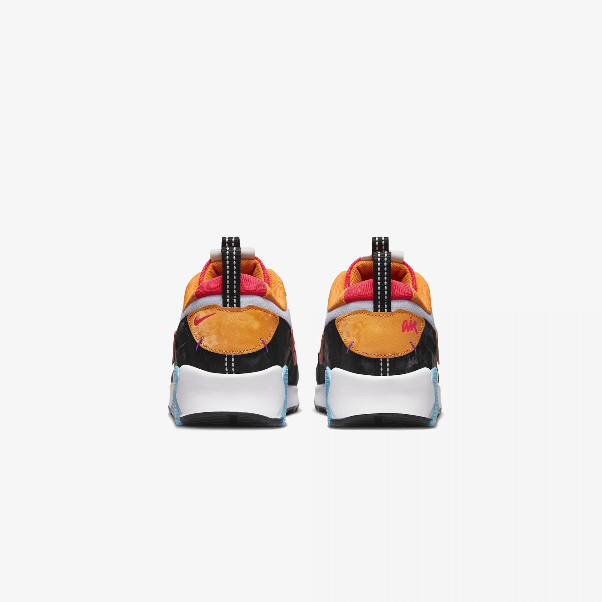 air max 2090 magma orange on feet