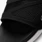 Nike | AIR MAX CIRRO SLIDE  { BLACK METALLIC SILVER