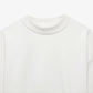 Adidas | BASKETBALL CREW SWEATSHIRT  { WHITE