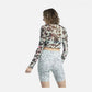 Reebok | CLASSICS FLOURISHING FLORAL PRINT MESH LONG SLEEVE SHIRT
