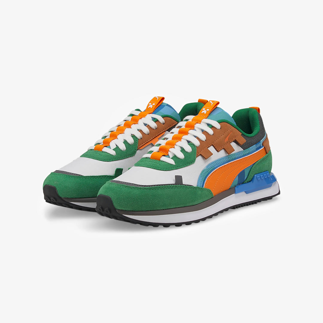 MINECRAFT CITY RIDER 'GREEN/ORANGE'