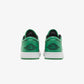 Jordan | AIR JORDAN 1 LOW  { BLACK/BLACK-LUCKY GREEN-WHITE