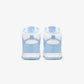 Nike | DUNK HIGH  { WHITE/ALUMINUM