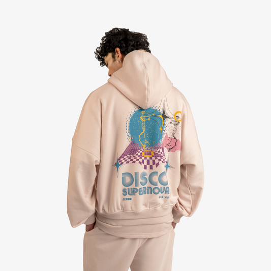 STARRY DISCO HOODIE 'PEACH'