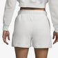 Nike | MID-RISE FLEECE SHORTS { SUMMIT WHITE/PHOTON DUST/SUMMIT WHITE