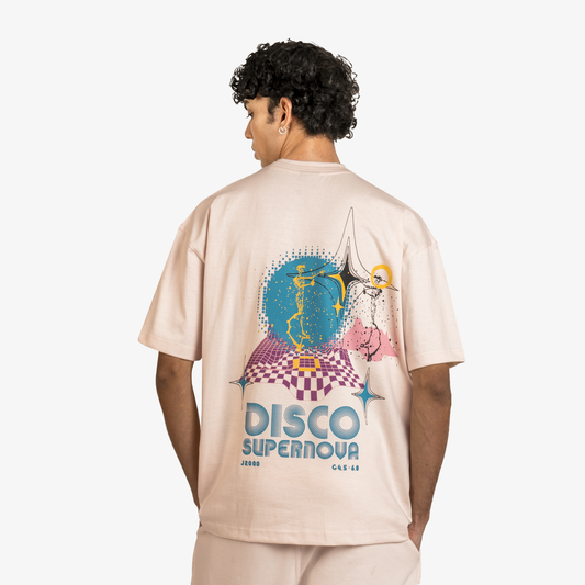 STARRY DISCO T-SHIRT 'PEACH'