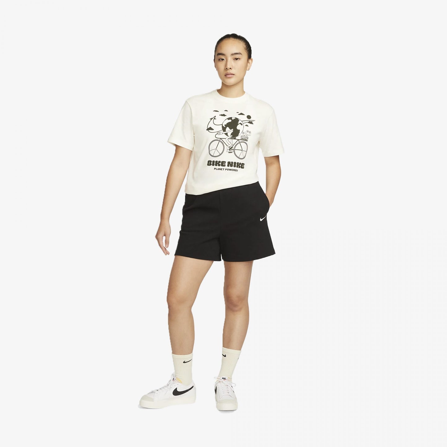 WMN'S SPORTSWEAR EARTH DAY T-SHIRT 'SAIL'