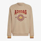 Adidas Originals | VARSITY CREWNECK SWEATSHIRT  { MAGIC BEIGE