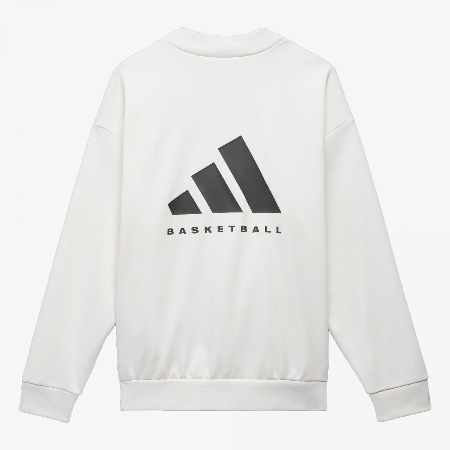 BASKETBALL CREW SWEATSHIRT 'WHITE'