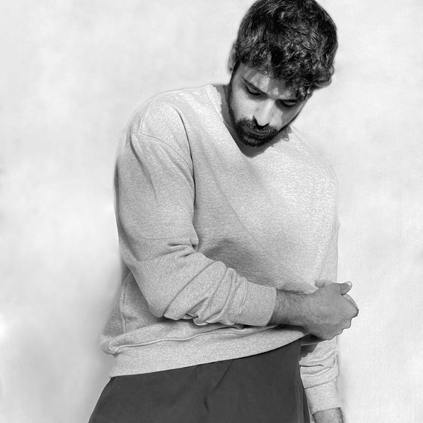SWEATSHIRT 'LIGHT GREY'