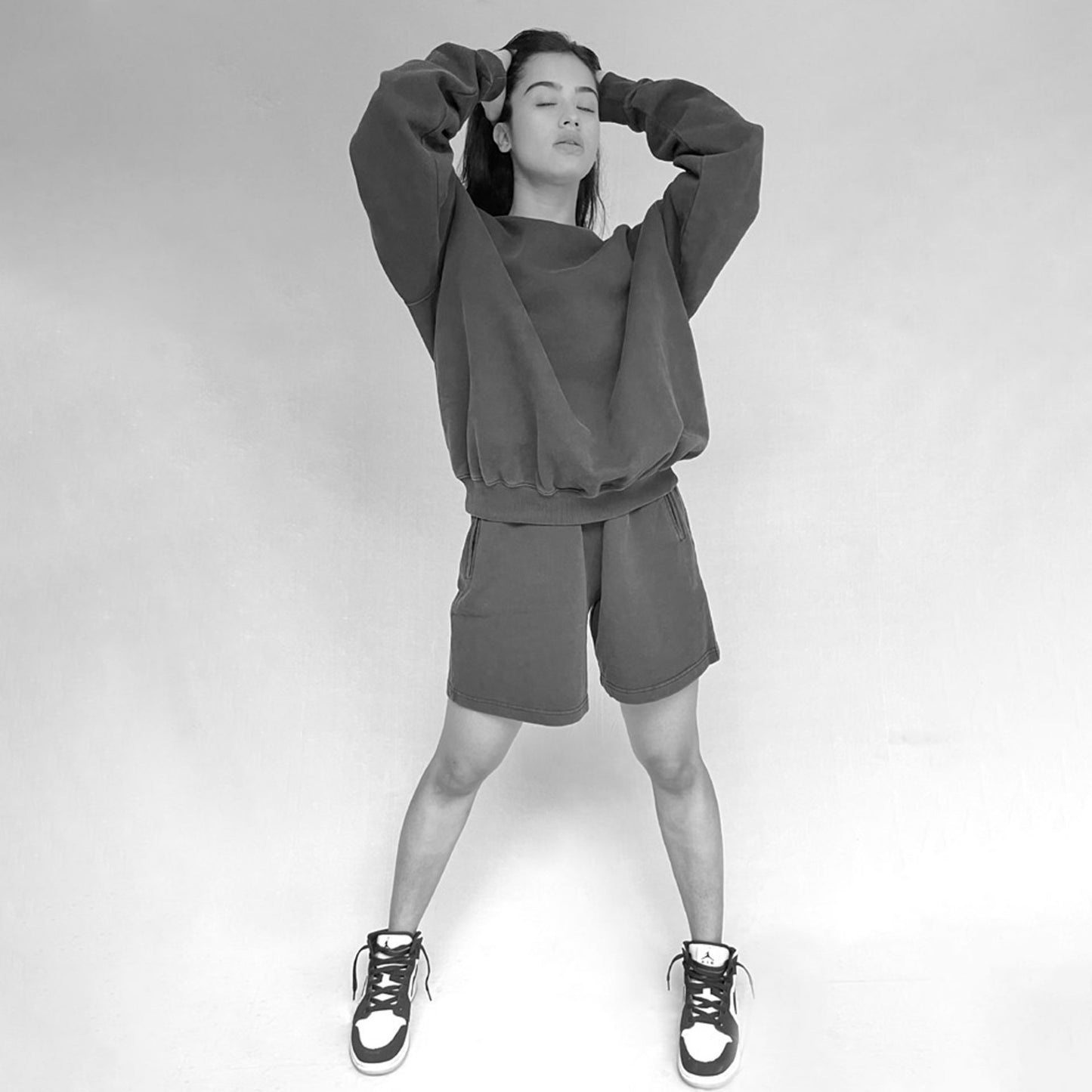 WMN'S SWEATSHIRT 'VINTAGE GREY'