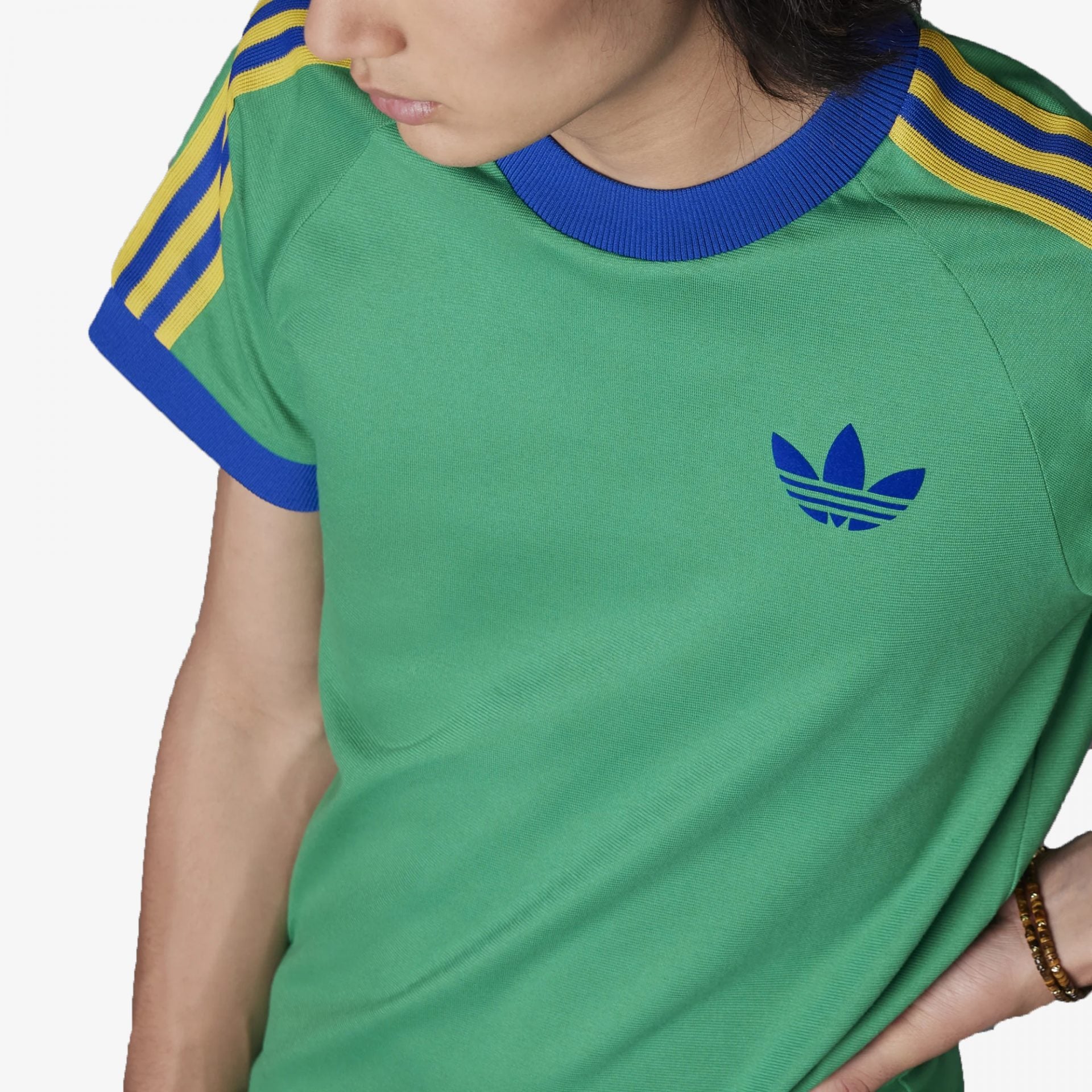Green Adidas Yellow Adidas T Shirt Retro Adidas Adicolor Green