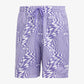Adidas Originals | REKIVE ALLOVER PRINT SHORTS  { WHITE/PURPLE RUSH