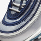 Nike | AIR MAX 97  { METALLIC SILVER/MIDNIGHT NAVY