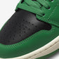 Jordan | AIR JORDAN 1 MID  { BLACK/LUCKY GREEN-AQUATONE-SAIL