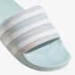 Adidas Originals | ADILETTE SLIDES  { ALMOST BLUE / CLOUD WHITE