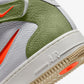 Nike | AIR FORCE 1 MID '07  { OLIVE GREEN / TOTAL ORANGE