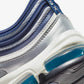 Nike | AIR MAX 97  { METALLIC SILVER/MIDNIGHT NAVY