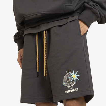 Superkicks | SPACEMAN DISCO SHORTS  { ASPHALT