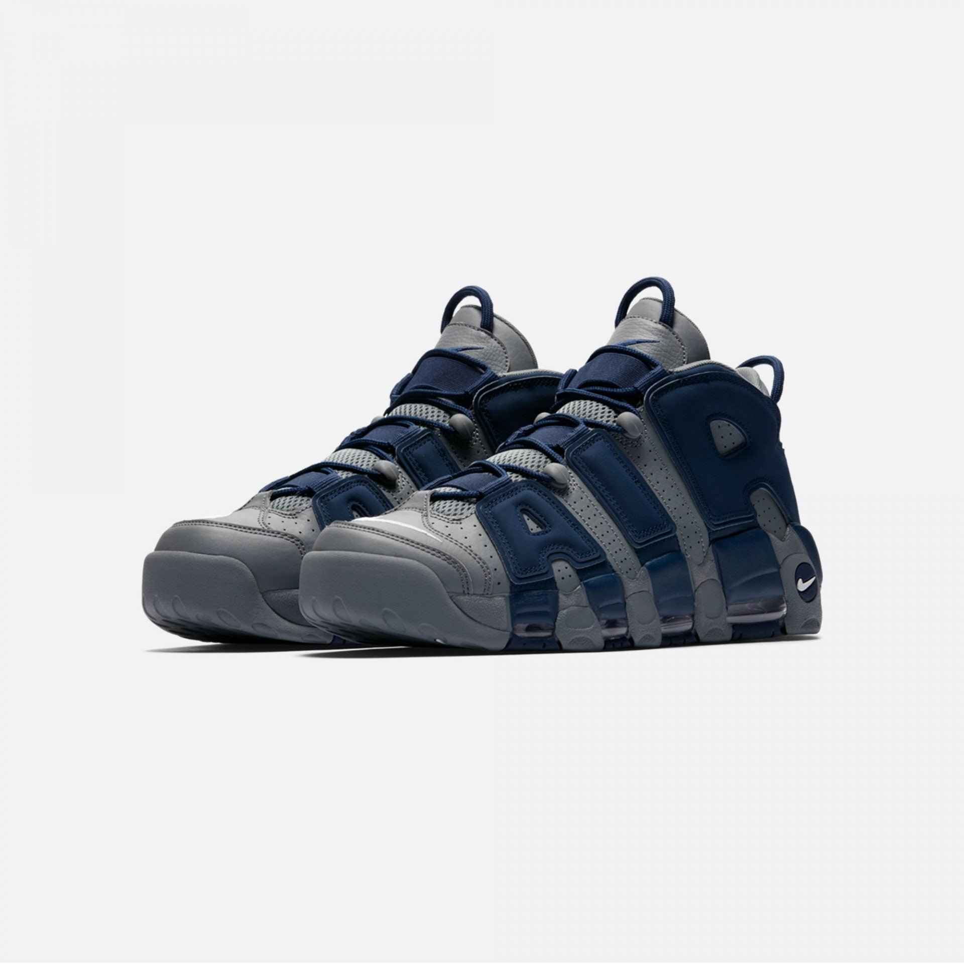 Buy NIKE AIR MORE UPTEMPO '96 COOL GREY/MIDNIGHT NAVY – Superkicks