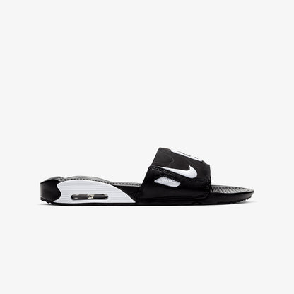 Nike | AIR MAX 90 SLIDES  { BLACK/WHITE
