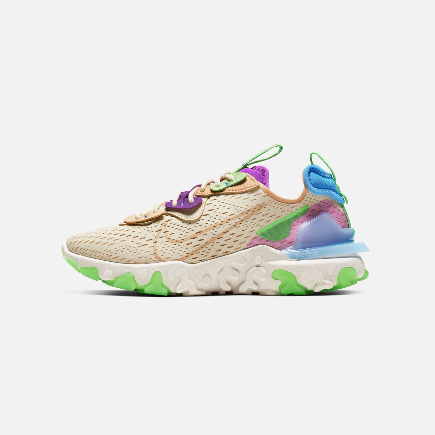 REACT VISION W BEIGE/PURPLE