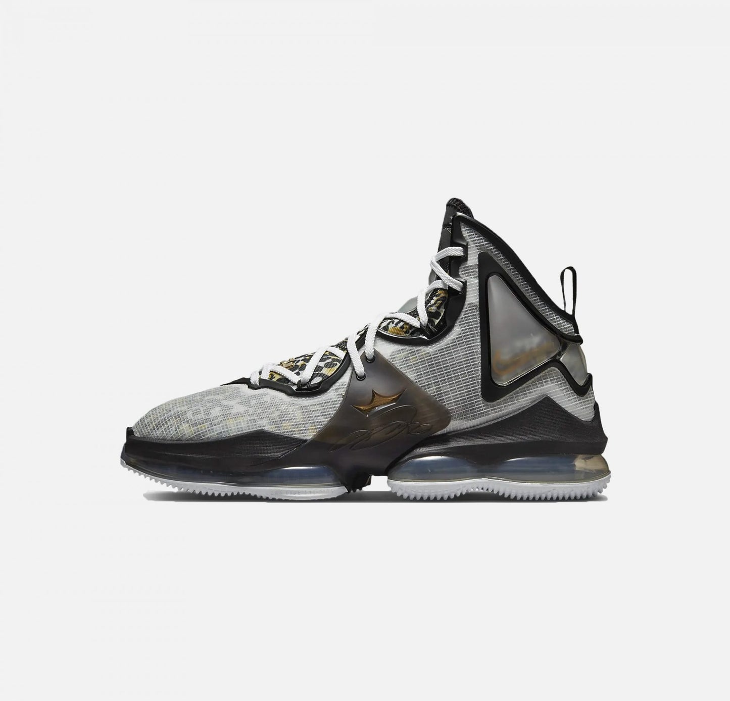 LEBRON 19 ' WHITE / BLACK / METALLIC GOLD '
