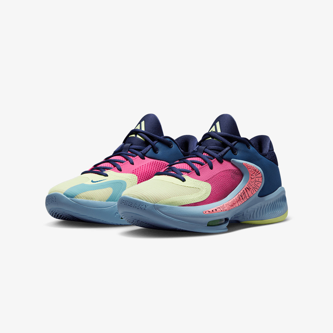 Buy NIKE ZOOM FREAK 4 'DK MARINA BLUE/BARELY VOLT-PINK GAZE