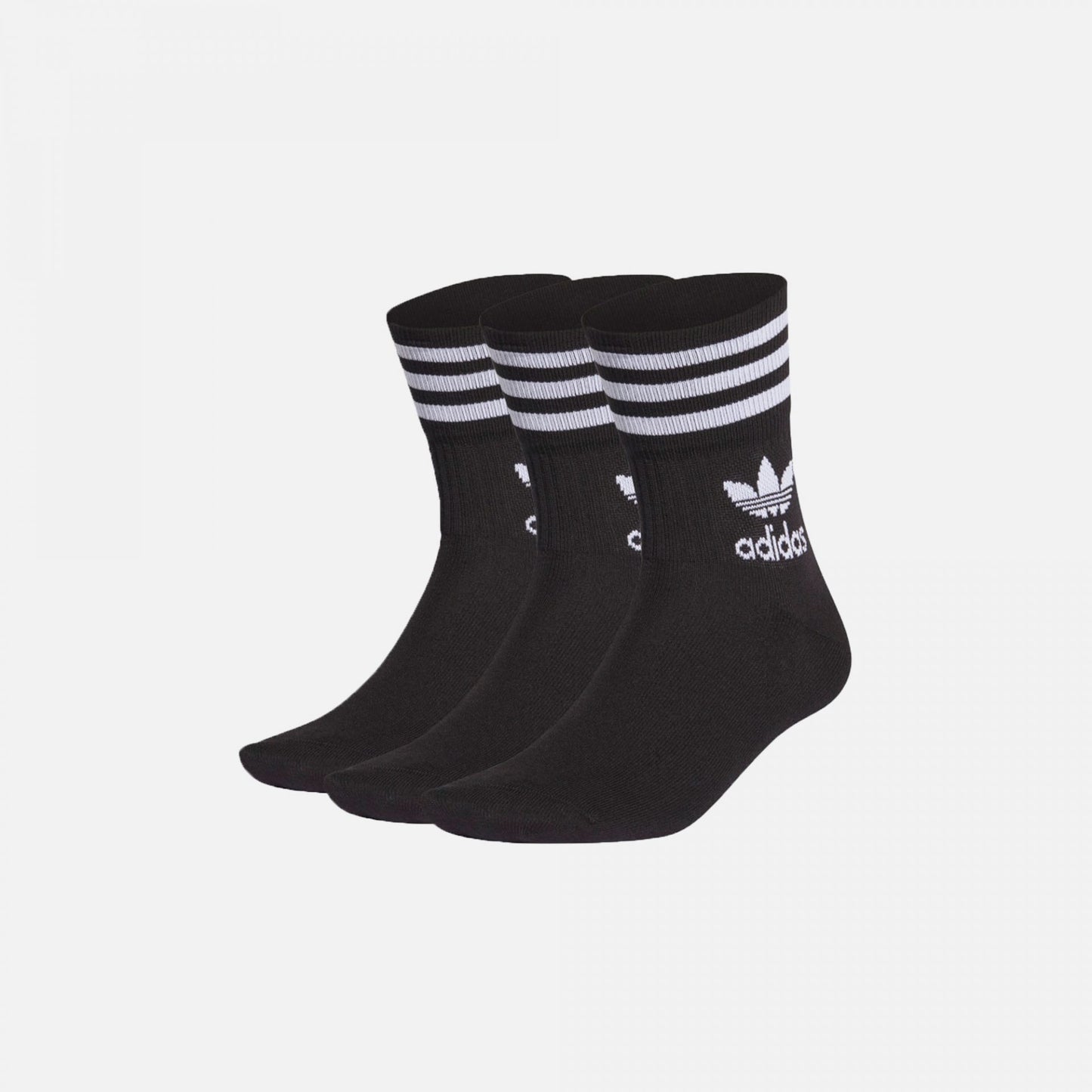 MID CUT CREW SOCKS 3 PAIRS