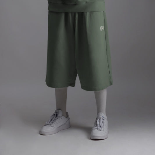 Superkicks | WIDE LEG CROPPED PANTS SEA SPRAY GREEN