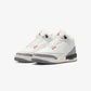 Jordan | AIR JORDAN 3 RETRO  { SUMMIT WHITE/FIRE RED-BLACK-CEMENT GREY