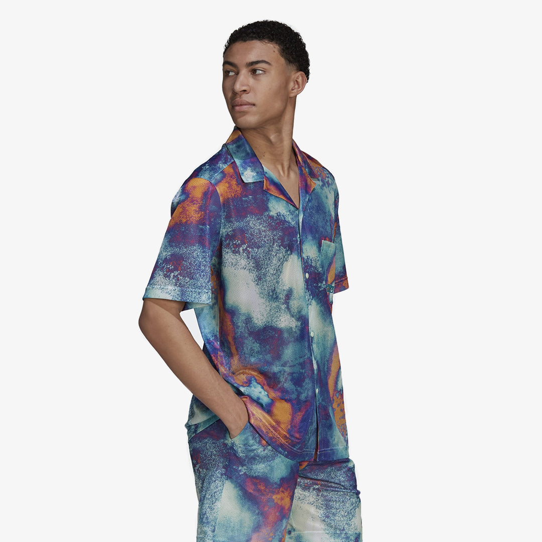ALL OVER PRINT MESH SHIRT 'MULTICOLOR'