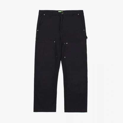 HUF | GILMAN DOUBLE KNEE PANT  { BLACK