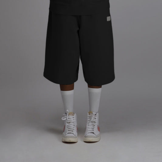 Superkicks | WIDE LEG CROPPED PANTS { CARBON BLACK