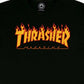 Thrasher | FLAME LOGO  { BLACK