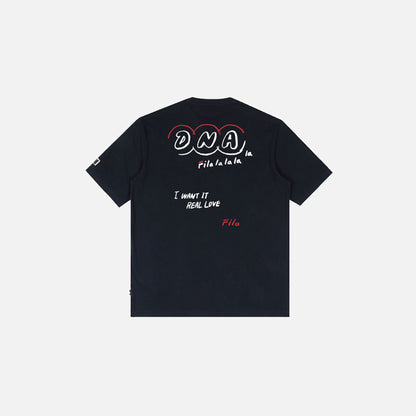 Fila | BTS Love Yourself Collection DNA Graphic Tee Ink Navy
