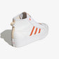 Adidas Originals | NIZZA PLATFORM MID VEGAN  { WHITE/BLISS ORANGE