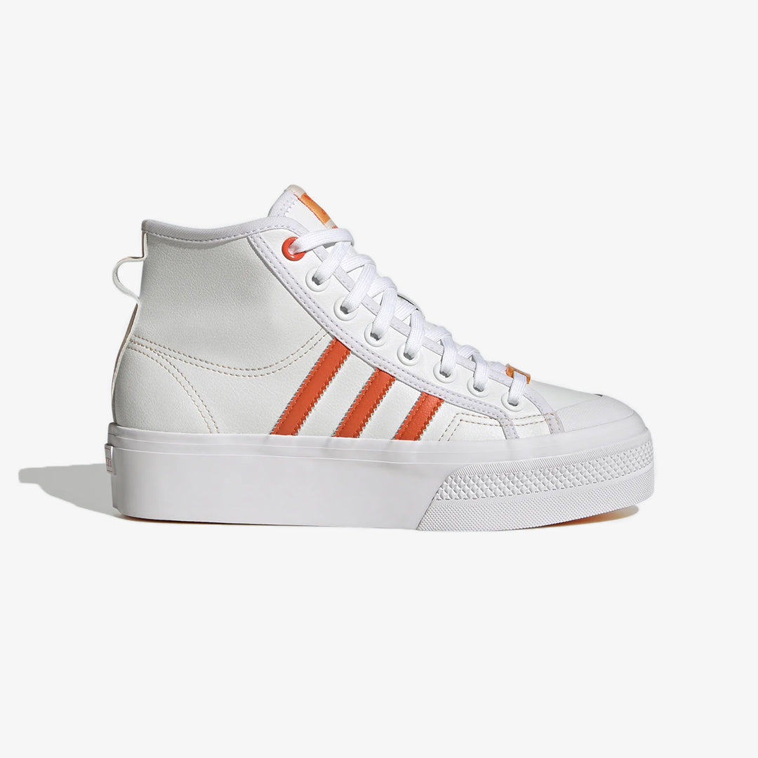 WMN'S NIZZA PLATFORM MID VEGAN 'WHITE/BLISS ORANGE'