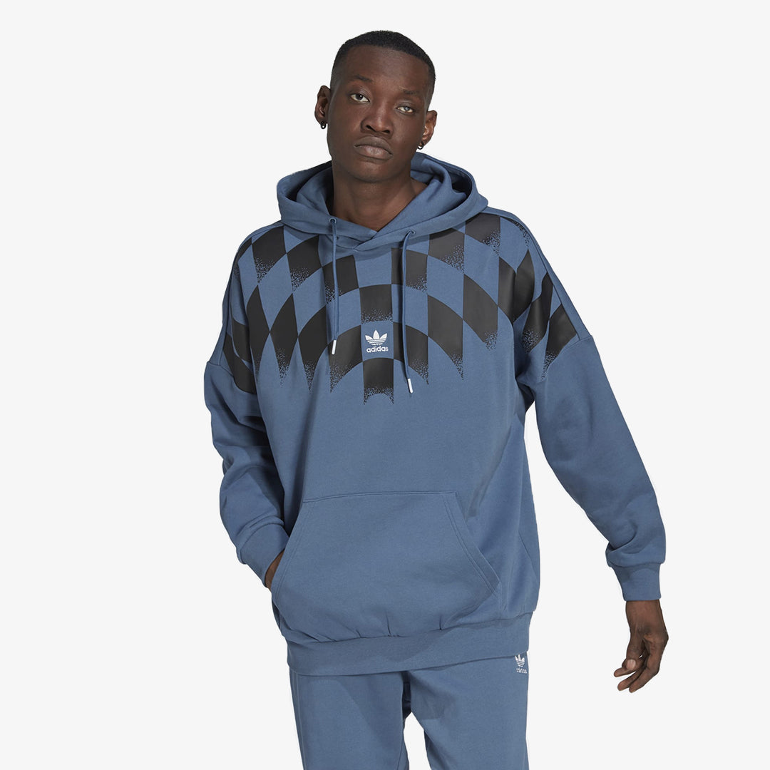 REKIVE GRAPHIC HOODIE 'WONDER STEEL'