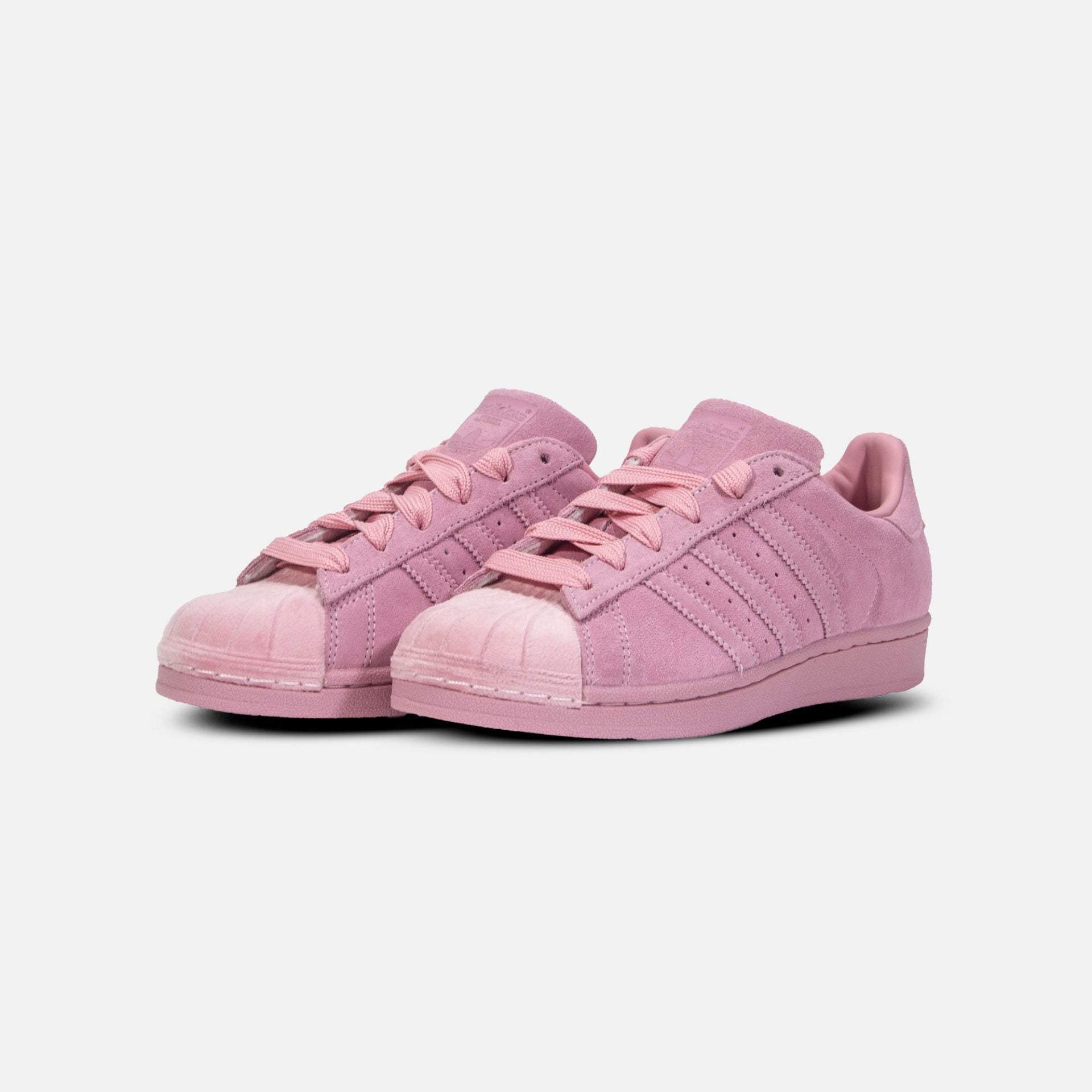 Adidas superstar pink clearance velvet
