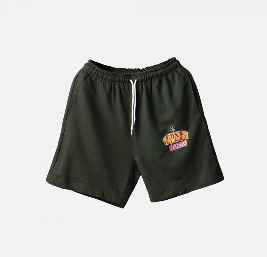 CDXX DINER OLIVE SHORTS