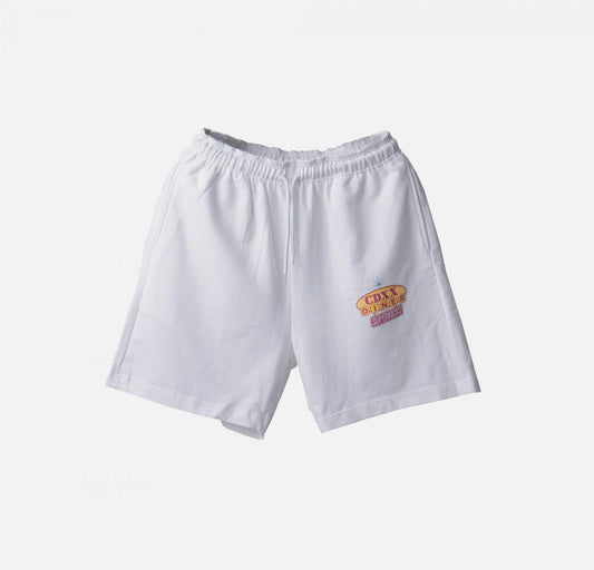 CDXX DINER WHITE SHORTS